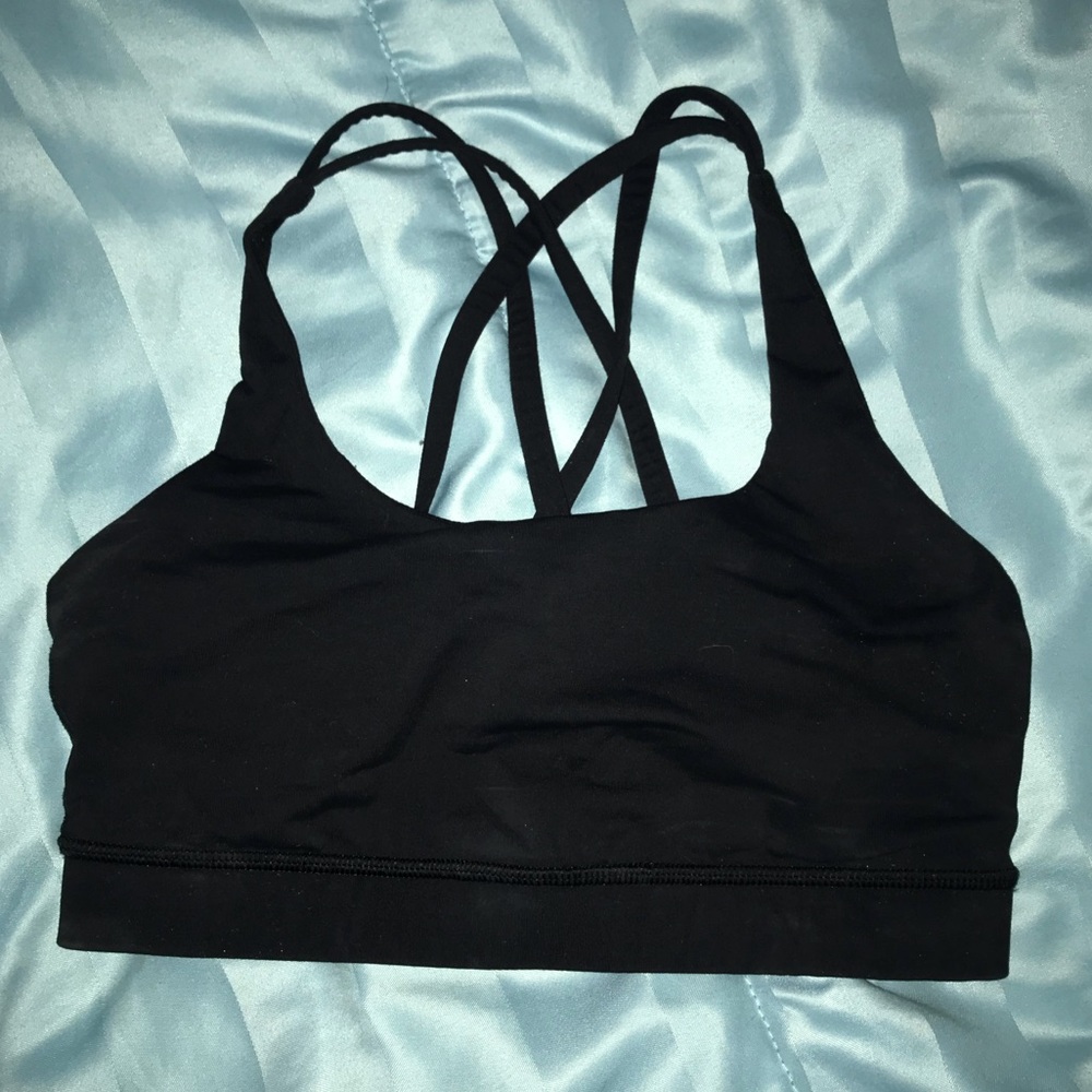Lululemon black sports bra